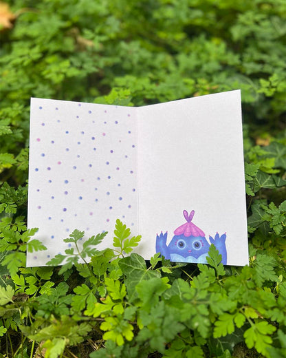 Happy Frog Birthday Card – Fun and Festive with Confetti